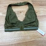 Colsie Women's Lace Olive Green Lace Halter Bralette Photo 5
