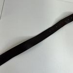 Vintage Garay Medium M Cowhide Brown Leather Belt Wide Design Gold Toned Buckle Photo 4