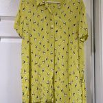 Karen Kane  Yellow Print Women's Top Size XL Photo 0