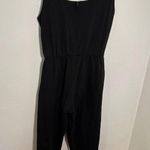 Vintage PG Collections Ginger Bort Jumpsuit Black White Embroidered Photo 6