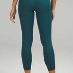 Lululemon Brown Sports Bra and Teal Leggings Set Photo 4