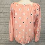 Arizona Jeans ARIZONA JEAN CO. T-Shirt Long Sleeve Peach w Daisy Print- XL Photo 1