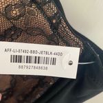Adore Me NWT Babydoll Ella Lingerie Black Lace Chiffon Size 44DD Lingerie Photo 5