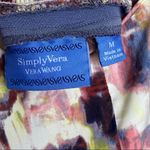 Simply Vera  Wang Floral Sleeveless Dress Medium Photo 5