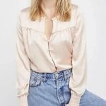 For Love & Lemons  Pink And Cream Bodysuit XS Photo 3