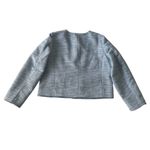 J.Crew Factory Tweed Blue Button Lady Lined Jacket Blazer Size 16 Photo 1