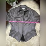 Anthropologie Solitaire metallic shimmer faux suede Blazer sz medium Photo 3