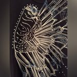 Key Closet War Bird Black Graphic Tee Swarovski Crystals Women’s Size Small Photo 5