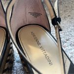 Adrienne Vittadini  Louie Womens Leather Wedge Sandals Espadrilles Shoes Size 9 Photo 1