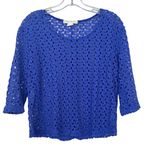 Staring At Stars Purple Open Knit Sweater Sz XS Photo 0