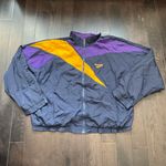Reebok Vintage Men’s 90’s Blue, Purple, & Gold Track Windbreaker Jacket Size XL Photo 1
