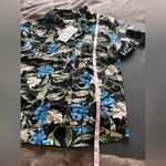 Kensie  Floral Button Down Hawaiian Style Short Sleeve Women’s Shirt Sz Small NWT Photo 7