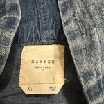 Harper Heritage  Denim Crop Zip Up Jacket Photo 1