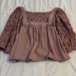 We The Free Free People Lace Sleeve Women's Top Photo 2