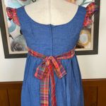 Darling Vintage 1970s Chas L Lewis California Denim Maxi Dress! Blue Size M Photo 5