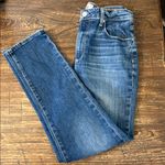 Paige Sarah Slim Jeans Premium Blue Denim Designer Straight Leg Women's Size 29 Photo 7