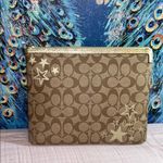 Coach Limited Edition Large Signature Monogram W Stars Zipper Closure Pouch Photo 1