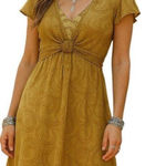 VINTAGE Y2K J. JILL COTTAGE‎ SILK/LINEN MIDI DRESS SIZE US 10. Photo 0