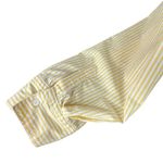 Old Navy  X-Large Boyfriend Shirt Top Button-Up Striped Long Sleeve Pocket Collar Photo 2