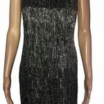 Dress Barn metallic tiered ruffled dress Photo 0