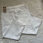 Madewell Jeans The Petite Perfect Vintage Wide-Leg Crop Tile White 32P NWT New Photo 4