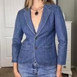 Eddie Bauer Blue denim fitted blazer - perfect for summer #denimjacket Photo 0