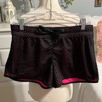 Athletic Works Athletic Shorts Womens Small Elastic Drawstring Black Mesh Hot Pink Photo 12