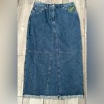 NEW with Tags! VINTAGE Polo Ralph Lauren Womens Jean Skirt Blue Denim Long Maxi Size 14 Photo 0