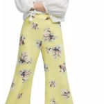 Anthropologie  Feather Bone Women's Talese Pants Crop Flare Floral Size‎ 8P Photo 0