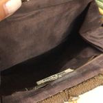 Antique handmade Victorian petit‎ point needlepoint sterling Purse clutch bag Green Photo 5