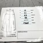 Briggs New York Womens Gingham Skirt XS/S Midi Preppy Academia Retro Old Money Photo 7