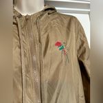 Tan Rose Empyre Streetwear Clothing Windbreaker Full Zip Luxury Jacket Medium Photo 2