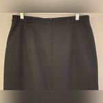 Fabiani Black Midi Long Cropped Workwear Skirt Women's Size 12 Large Photo 5