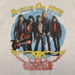 Aerosmith  Dream On 1973 Tour Hard Rock Band T-Shirt 0X/1X  Photo 1