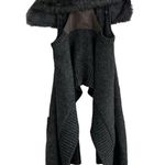 Kaufmanfranco Carbon Fur Vest Wool Photo 4