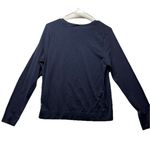 Athleta  In Motion Seamless Top Long Sleeve Size Medium Dark Blue 659709 Photo 2