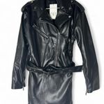 ZARA  nwt faux leather biker moto jacket Photo 0