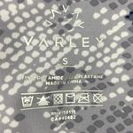 Varley  Gray Snake Animal Print Mid Rise Activewear Fitness Gym Biker Shorts Sz S Photo 2