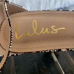 Lulus Snake Ankle Strap Heels Women's Size 8.5 Black Photo 5