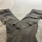 Birdy Grey  Jackson Chiffon Bridesmaid Dress in Dove Gray Size Small Photo 5