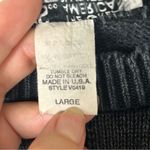 VTG 90’s GAS The Great American Sweater Co. Charcoal Gray Knit Size L Black Size L Photo 2
