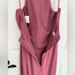 Kennedy Blue Stassi Rosewood Chiffon High Halter Neck Gown Women’s Size 6 Photo 3