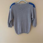 Vintage Nautical Maori Bee embroidered knit sweater size M Circa 1980s Tan Size M Photo 1