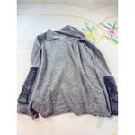 Club Monaco Cashmere Gray Open Front Cardigan Faux Fur Trim XS/S Photo 9