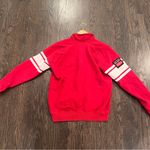 Champion Red Quarter-Zip Sweatshirt Photo 9