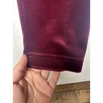 RUSS Women’s Size Large Pajama Top Burgundy Velour Corduroy Button Front Red Photo 11