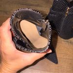 Schutz Bette Heeled Ankle Booties Croc Elegant Black Stiletto Ankle Boots Photo 11