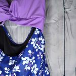 Summer Mae Purple and Blue Floral One Piece Swimsuit Photo 6