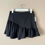 DO+BE | Black Ruffle Mini Skort Sz L Photo 1