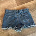 Indigo Blue Indigo Rain Blue Denim Distresses Shorts Photo 1